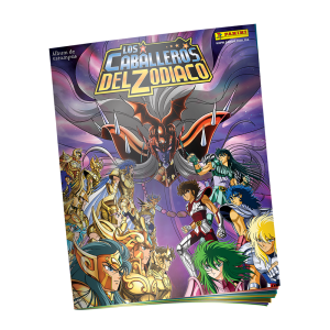 Así es el álbum Panini de Los Caballeros del Zodiaco en Colombia