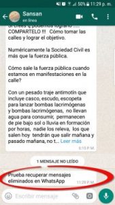 Cómo hacer para ver los mensajes eliminados de whatsapp