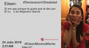 Nuevo video de la pelea entre Eileen Moreno y Alejandro García