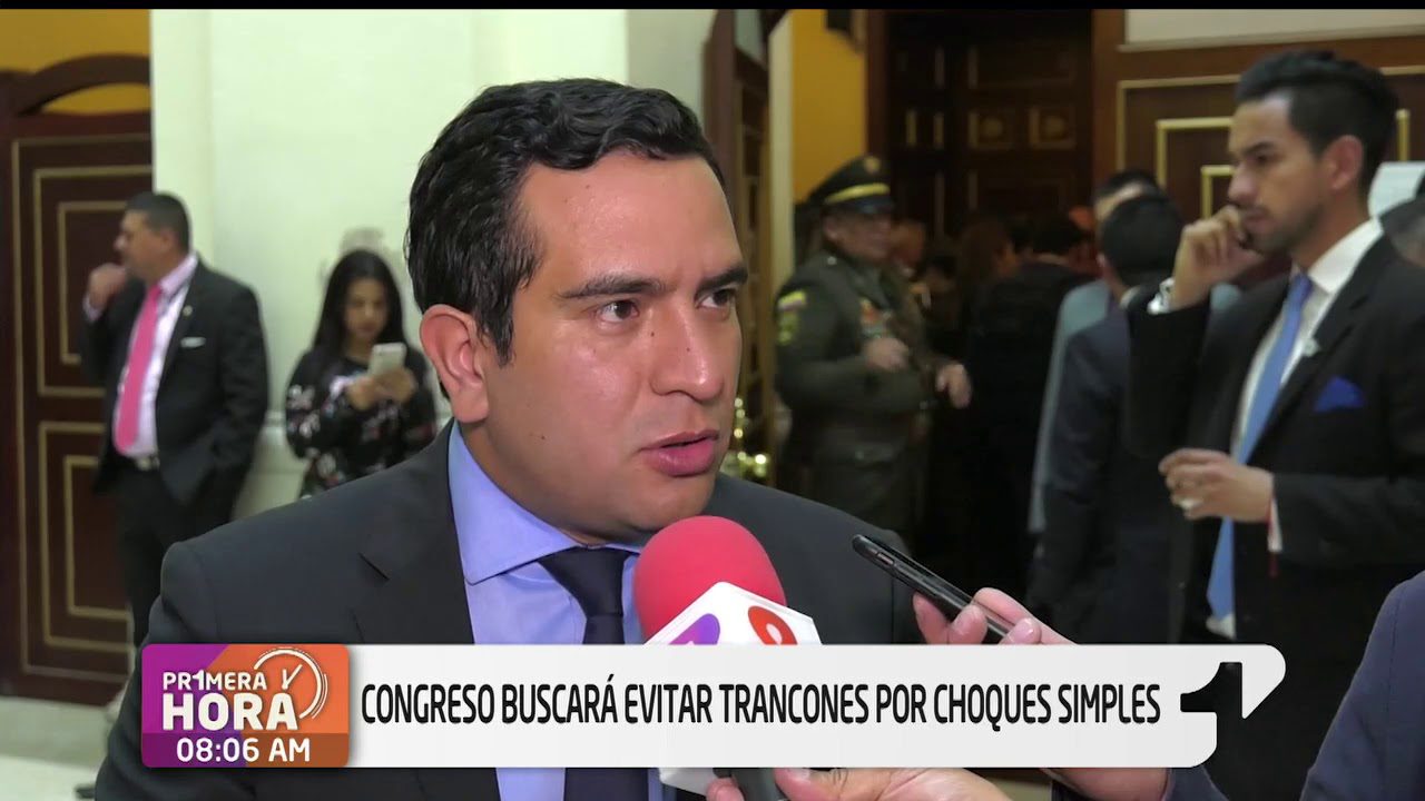 Con proyecto de ley buscan evitar trancones por choques simples