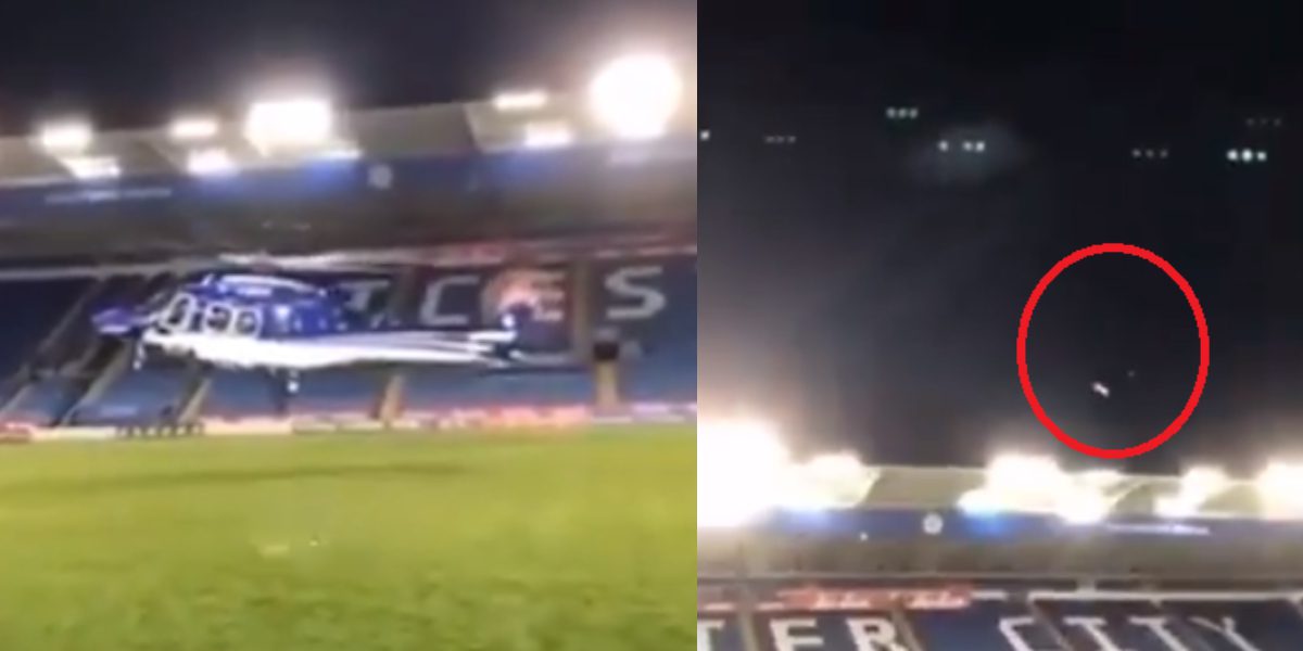 ¡Impactante! Así se accidentó el helicóptero del presidente del Leicester