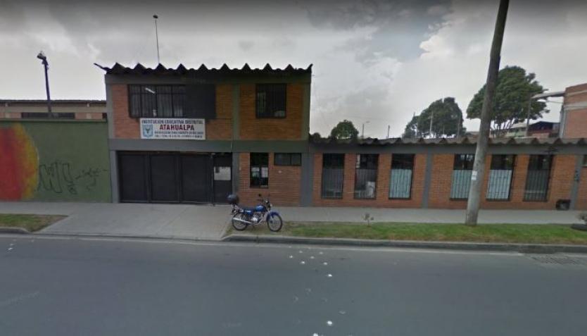 Explosión en colegio Atahualpa en la localidad de Fontibón