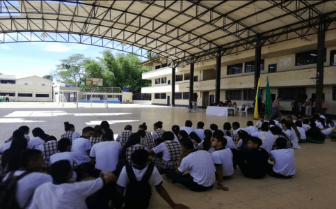 Obras en la Institución Educativa Ignacio Yepes Yepes son enregados por Gran colombia Gold