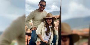 Carmen Villalobos y Sebastián Caicedo celebran 10 años juntos