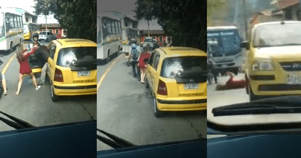Taxista golpea y atropella a mujer tras presuntamente bajarla a patadas del carro