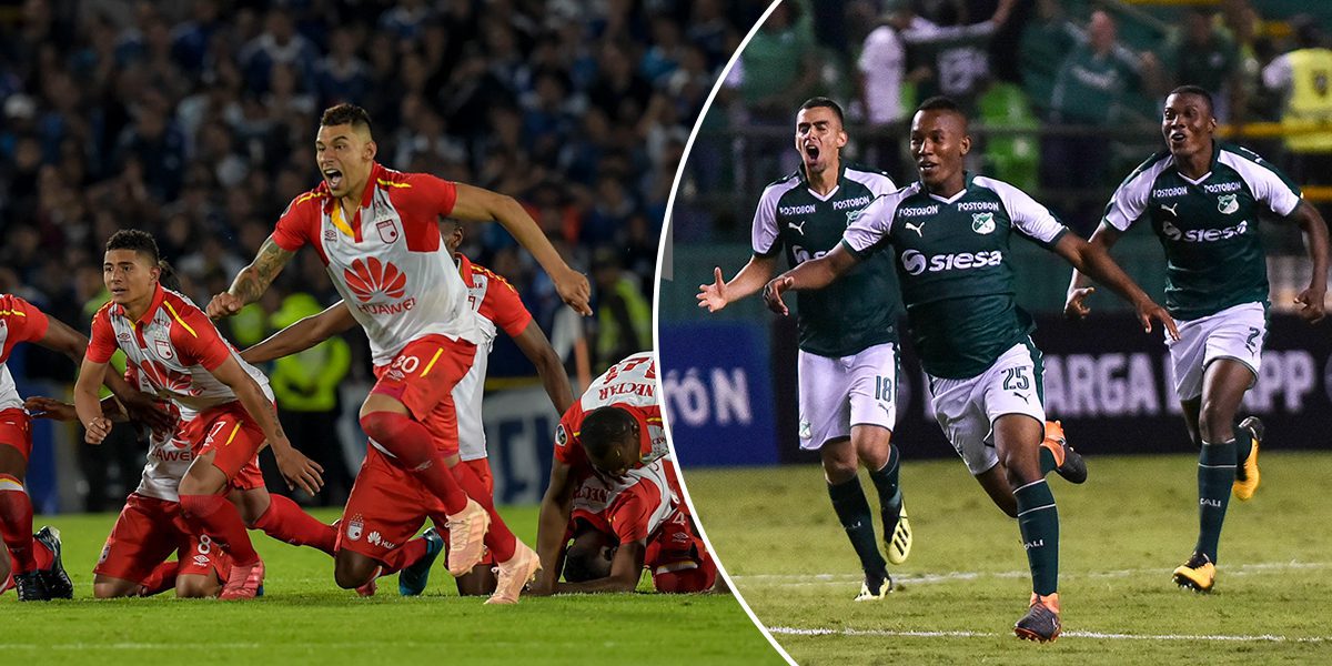 Santa Fe y Cali necesitan seguir soñando con la Sudamericana para salvar el año