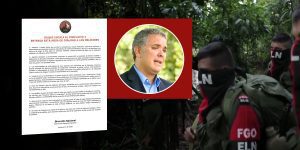 Presidente Duque rechaza propuesta del ELN para un cese bilateral