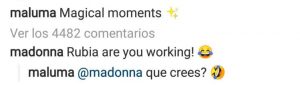 Madona se burló de Maluma en redes sociales por su look
