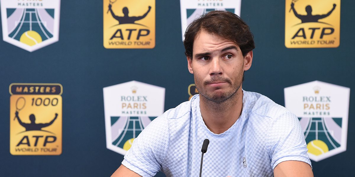 Nadal no jugará en París por problemas abdominales y pierde número uno