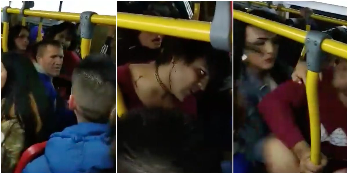 Travestis se fueron a los golpes al interior de un alimentador