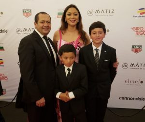 Empresario Jesús guerrero Hernández presente en la cena de bienvenida a Froome