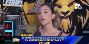“¡Hipócrita!” Duro agarrón entre Sara y Dahian en Guerreros