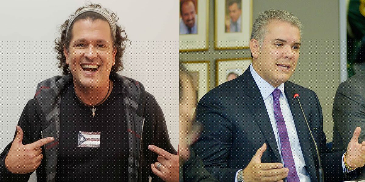 Carlos Vives rechaza la invitación de Duque a la política
