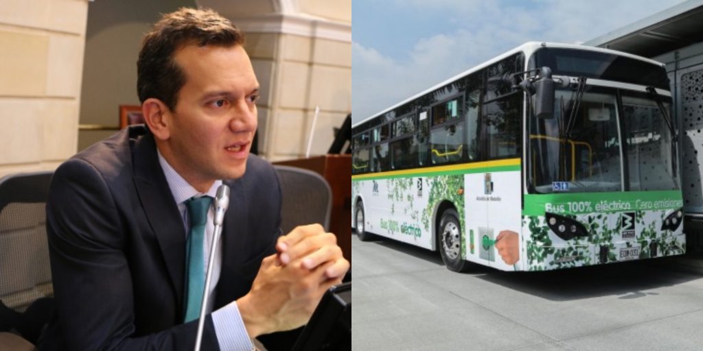 Alfredo Ramos destaca la llegada de buses eléctricos a Medellín