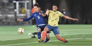 Sin goles termina primera mitad del duelo entre Japón y Colombia