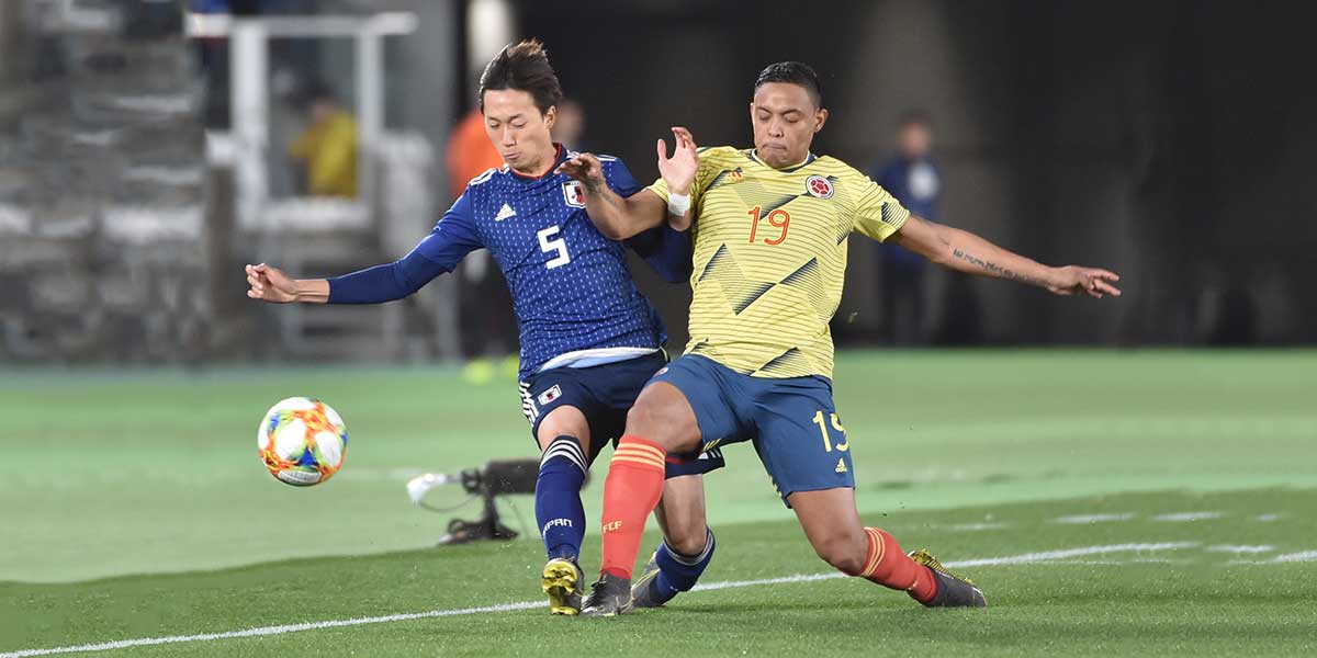 Sin goles termina primera mitad del duelo entre Japón y Colombia