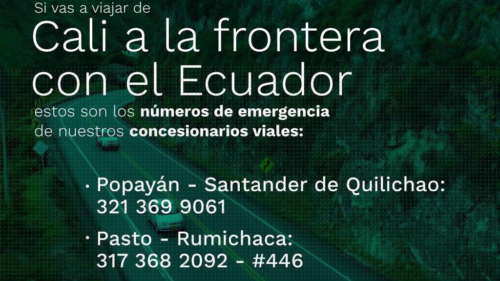 Concesionaria Nuevo Cauca participa en plan de prevención por Semana Santa