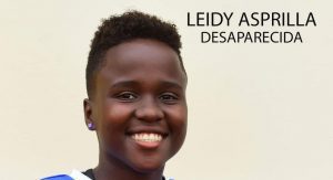 Futbolista Leidy Asprilla cumple 2 días desaparecida