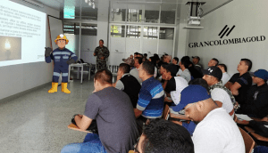 Gran Colombia Gold certifica a 130 empleados en manejo de explosivos