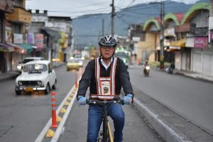 Alcalde Guillermo Jaramillo promueve el uso de la bicicleta en pro del medio ambiente en Ibagué