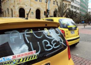 Este martes, marcha pacífica de taxistas contra la ilegalidad de vehículos particulares