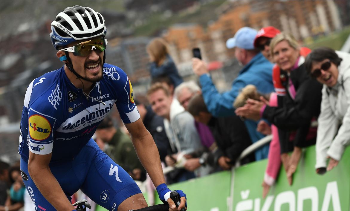 Julian Alaphilippe fue elegido como el corredor más combativo del Tour de Francia