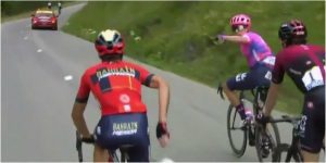 (Video) Nibali le ‘sacó la piedra’ a Rigo en la etapa 19 del Tour