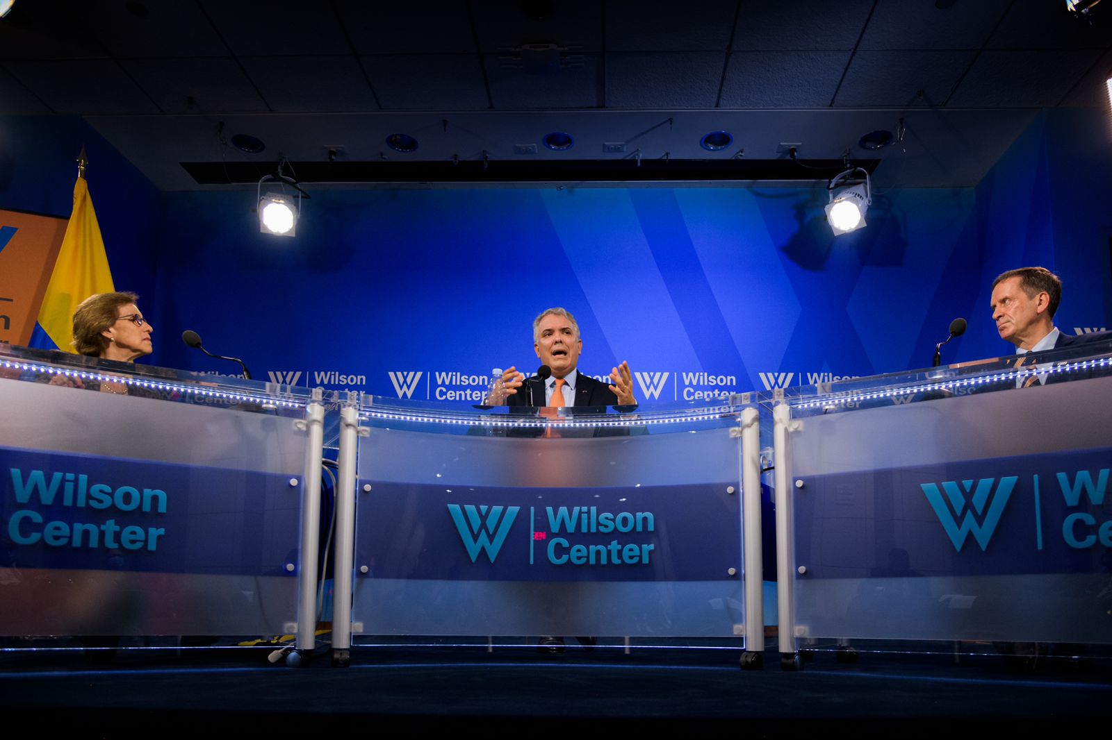 Presidente Duque estuvo en una reunión con Empresarios en Washington