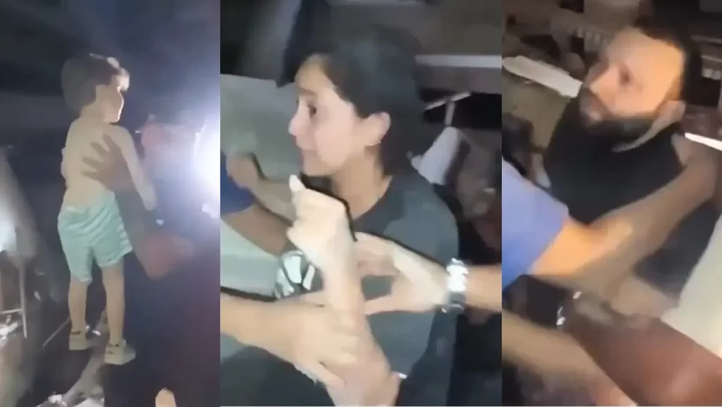 Milagroso rescate en Venezuela quedó en video: Familia sobrevive varios días bajo los escombros en La Guaira