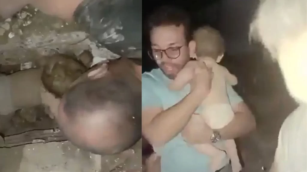 ¡Milagro entre los escombros! Rescatan con vida a un bebé tras los devastadores terremotos en Venezuela