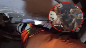 ¡Tras 7 horas de angustia! Rescatistas salvadoreños sacan con vida a mujer de los escombros