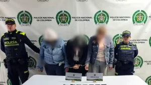 Capturan a tres mujeres por robo de celulares en Bogotá