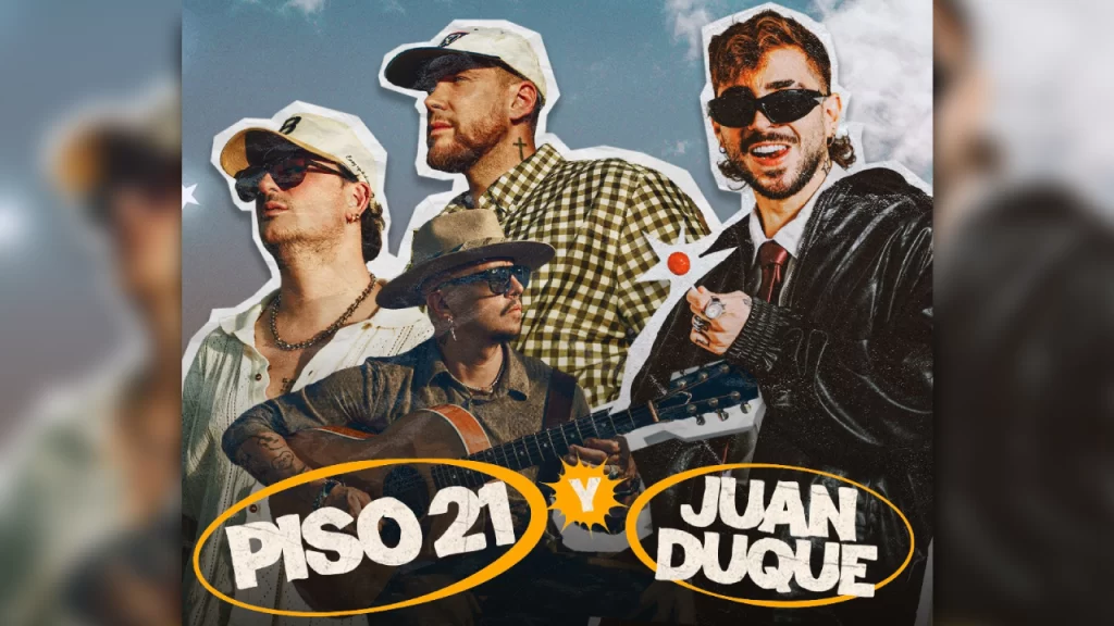 Dos generaciones del pop urbano se encuentran: Piso 21 y Juan Duque anuncian concierto en el Movistar Arena