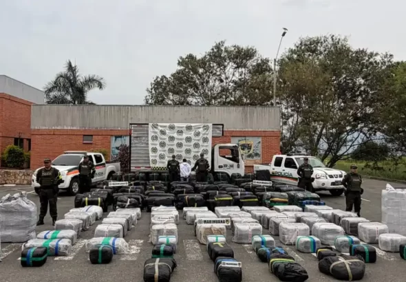 Incautan 3,8 toneladas de marihuana en el Valle del Cauca