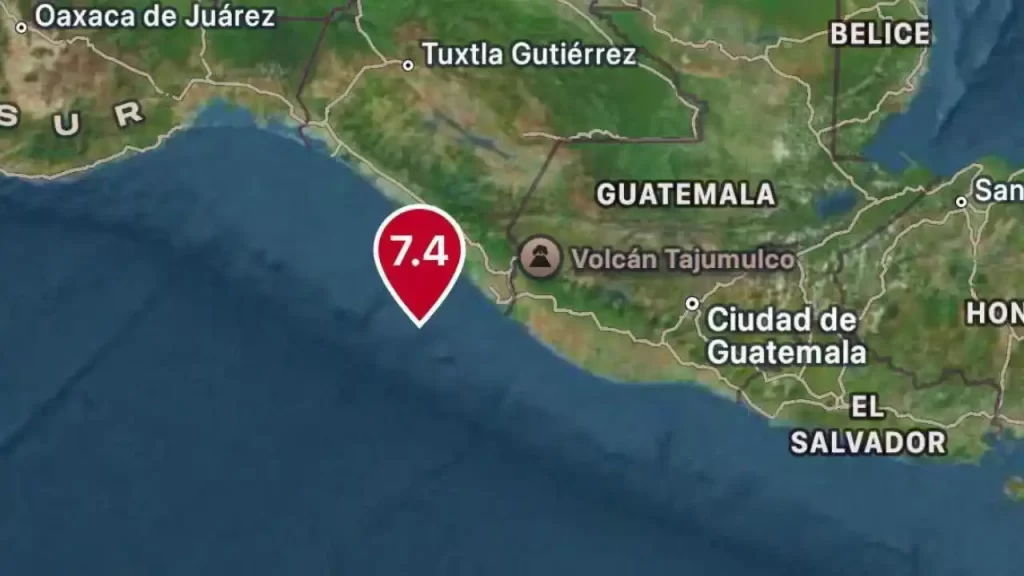 Terremoto de 7.4 sacude el sur de México