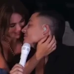 ¡Con un besito y una serenata! Así confirmaron su noviazgo Sara Uribe y el cantante Camilo Méndez